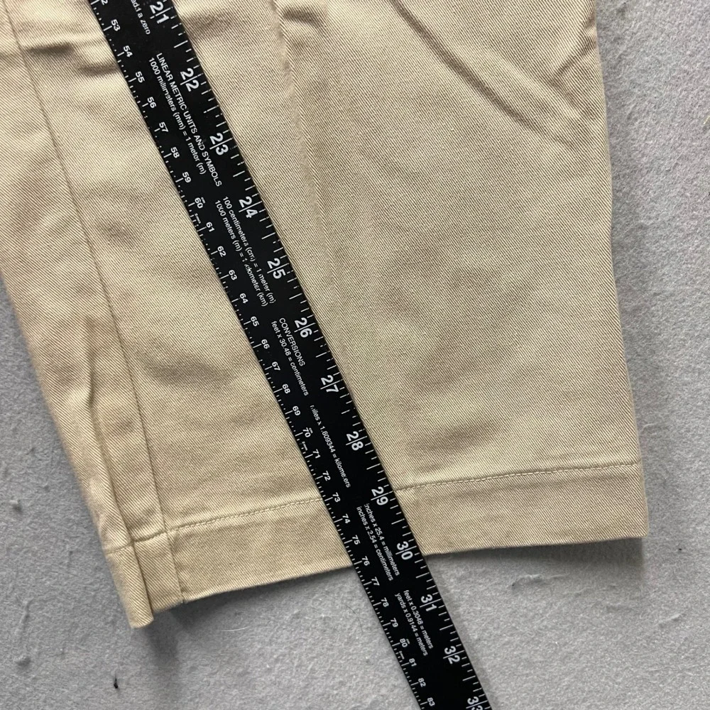 Polo Ralph Lauren Philip Pant Mens 38x32 Khaki Chino Straight Leg Cotton Tan VTG
